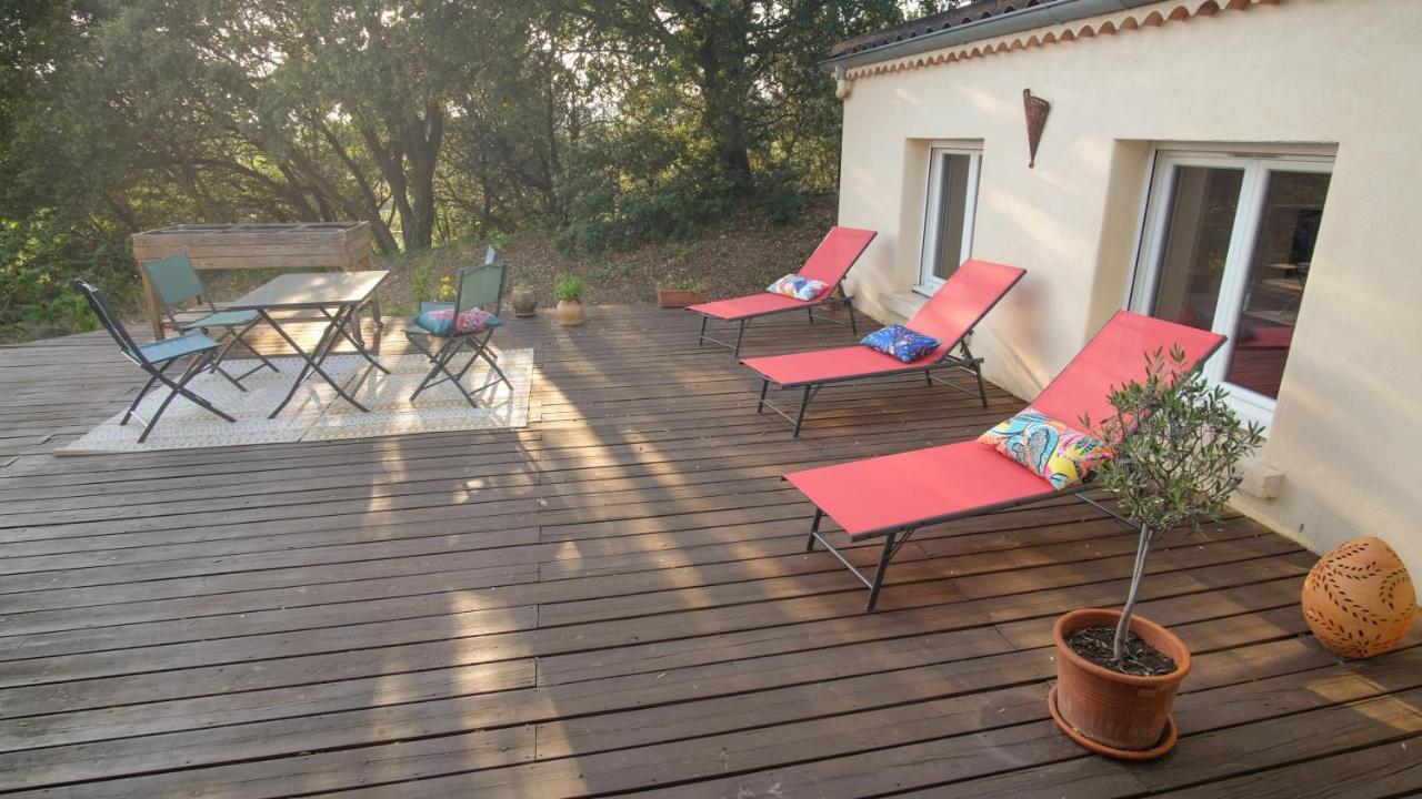 Gite Lechappee Bleue Dromoise - Villa Aouste-sur-Sye Exterior foto